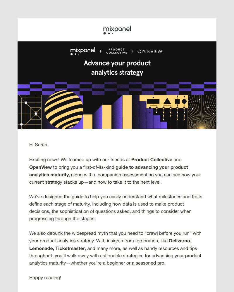 Mixpanel - Be the first to access our new product analytics maturity guide and assessment