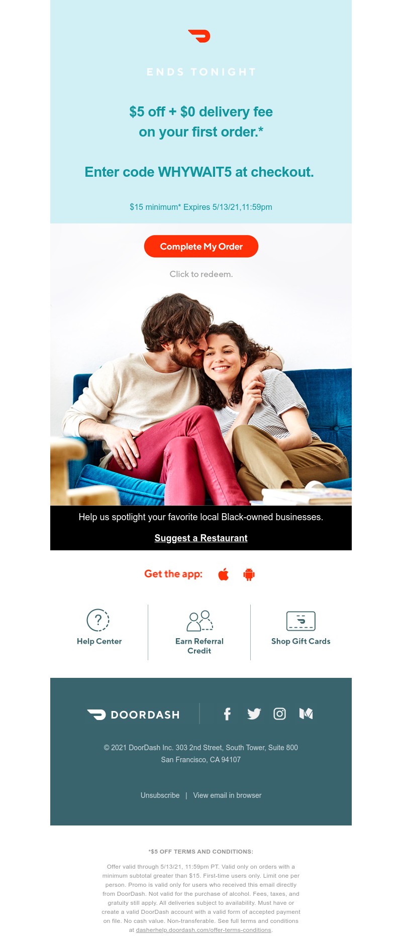  - Don’t miss $5 off!