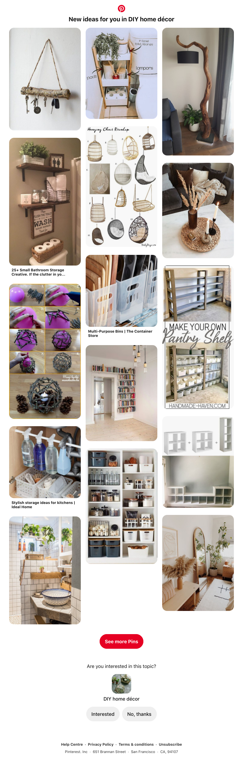 Pinterest - 🛠 15 DIY home décor Pins you might like