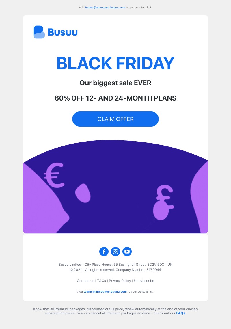 Busuu - 📣 60% OFF – Black Friday is finally here 📣