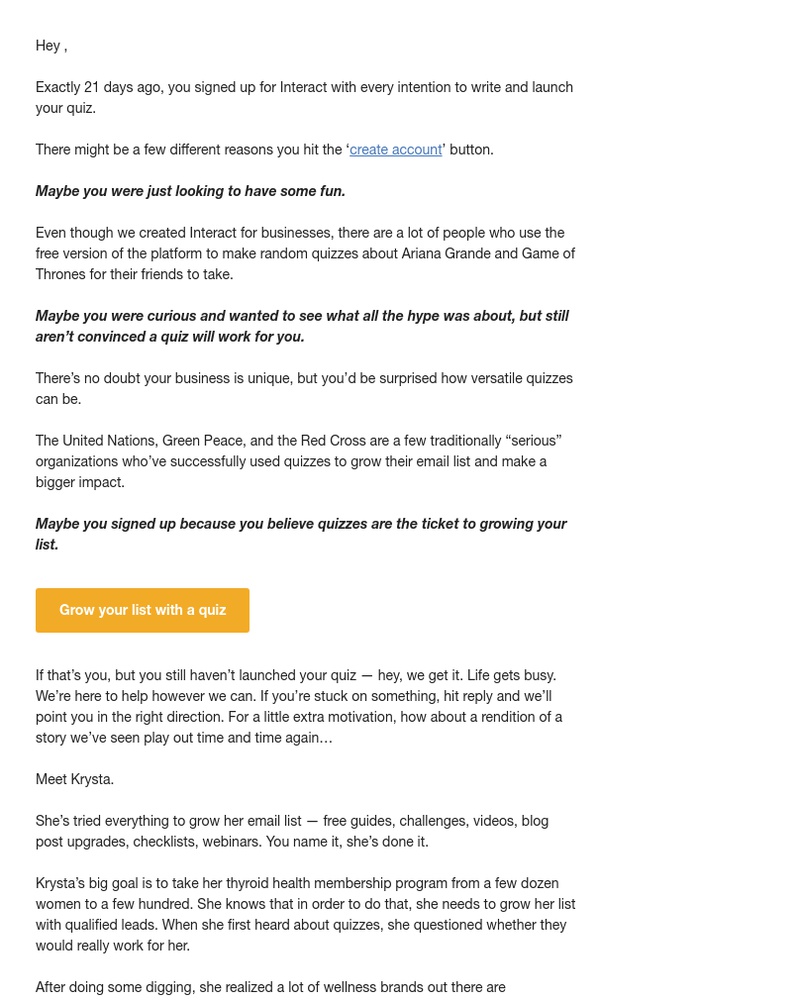 Interact - Before and after: how a quiz can transform your biz 📈