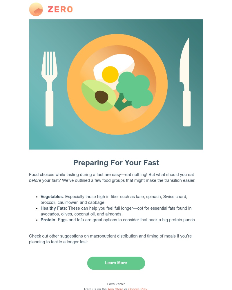 Zero - Before fasting, THIS is what you should eat.