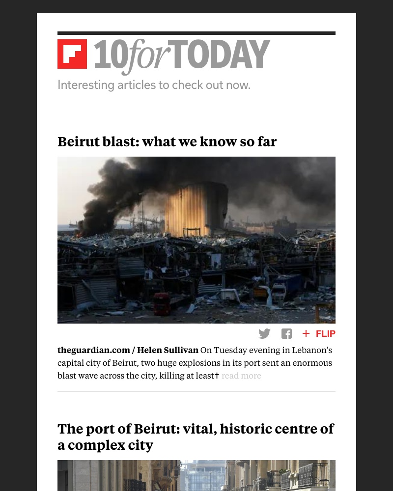 Flipboard - Beirut blast—what we know so far