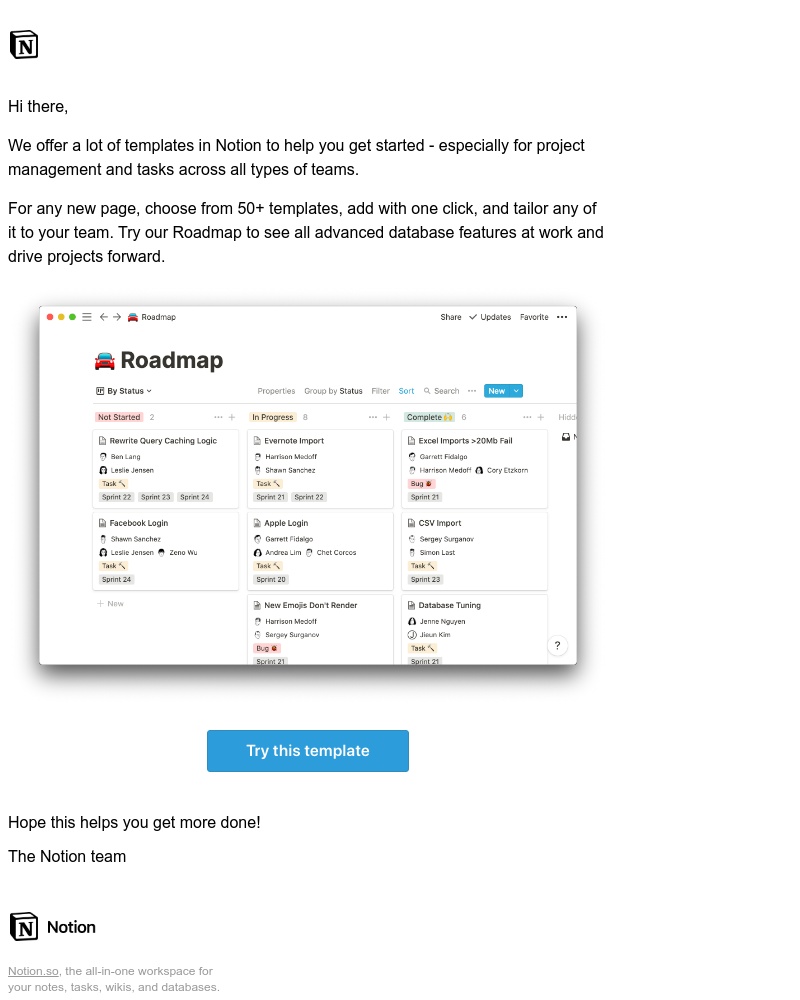 Notion - Best practices for project management (6/8)