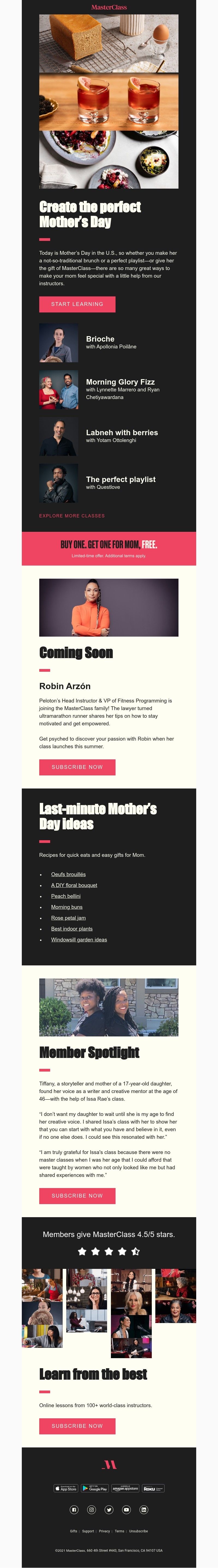  - Many ways to celebrate Mom