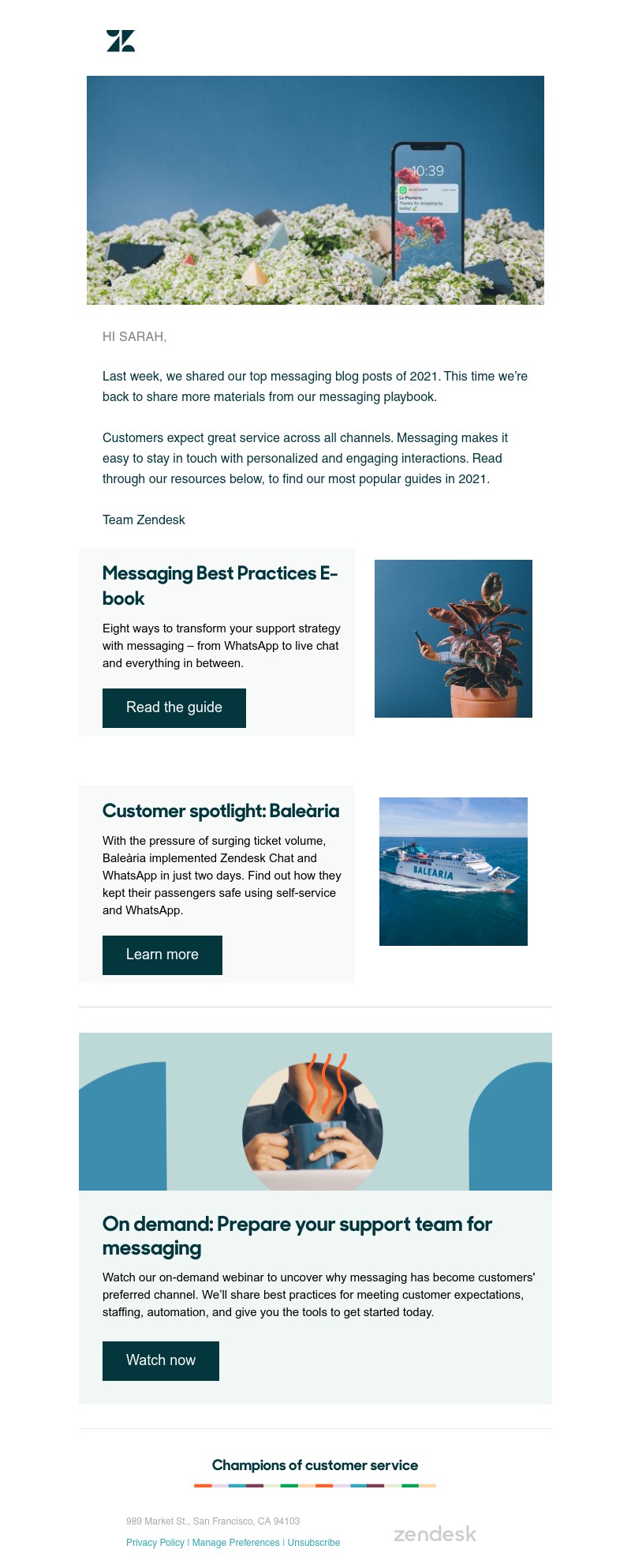 Zendesk - Get ready for 2022 with our top messaging strategies