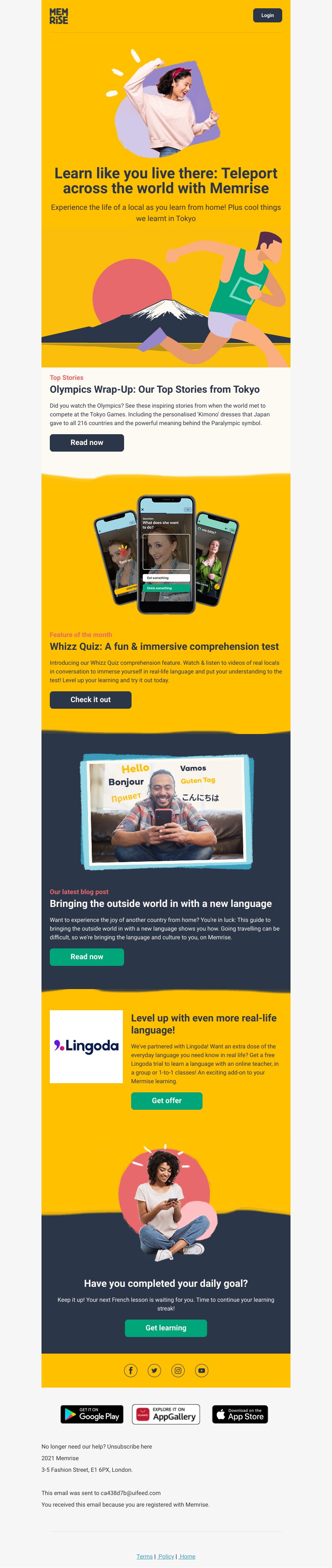 Memrise - Your August newsletter has arrived! 📬