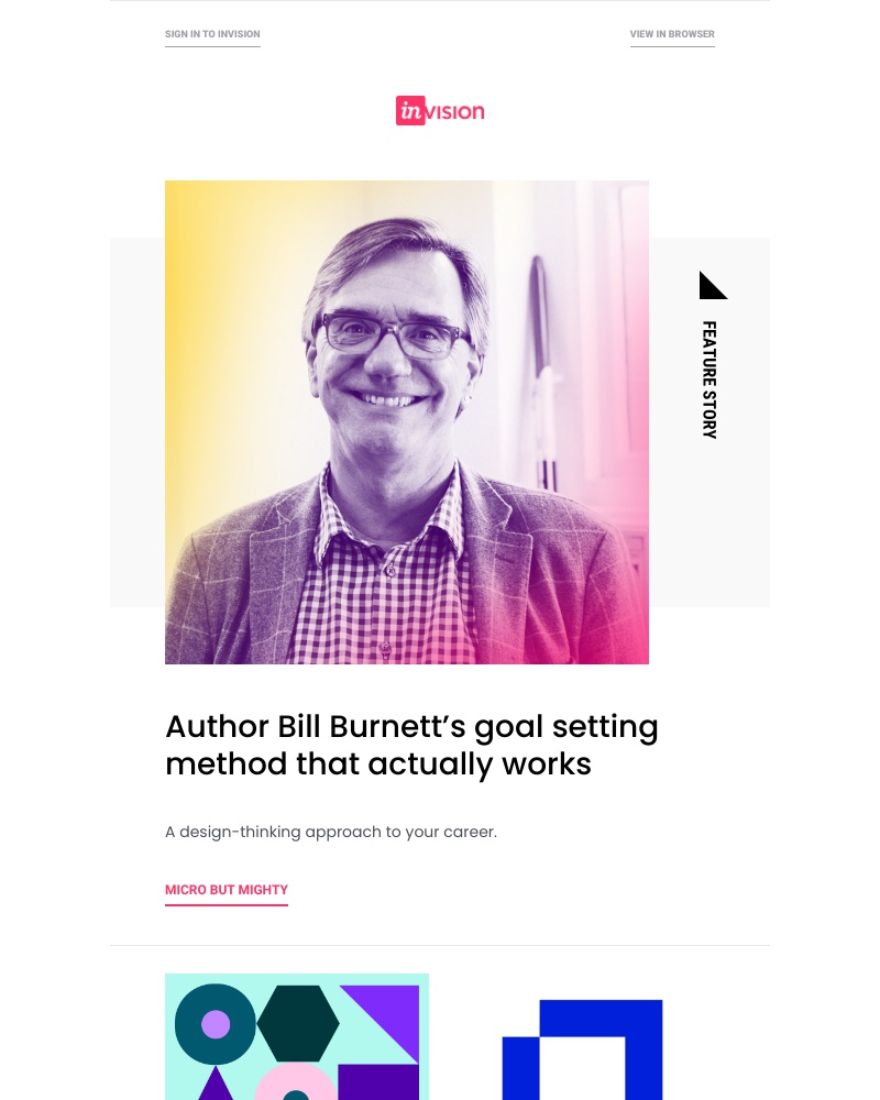 InVision - Bill Burnett’s proven secret to achievement