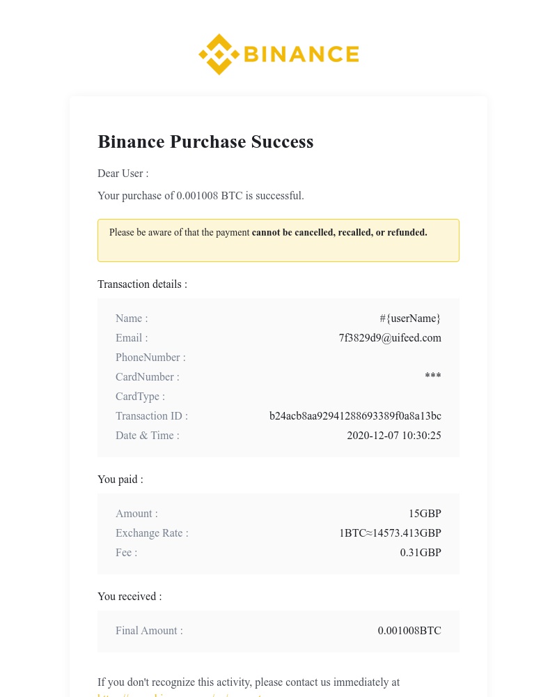 Buying crypto currency on Binance video screenshot
