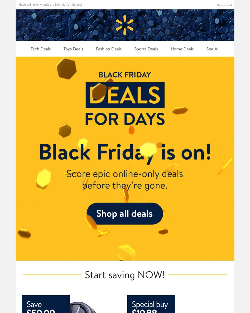 Walmart - ⚫ Black Friday STARTS NOW! ⚫