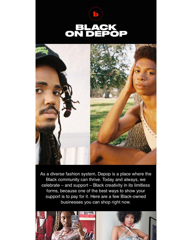 Depop - Black on Depop – today, and always