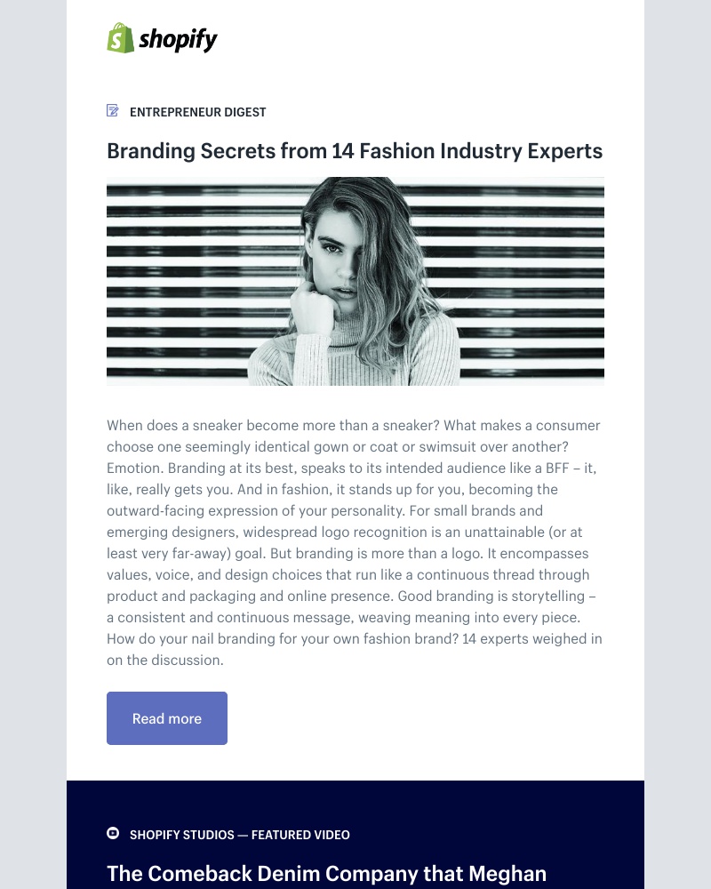 Shopify - Branding Secrets from 14 Fashion Industry Experts