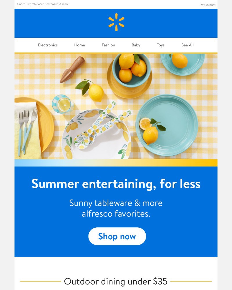 Walmart - 🌞 Budget-friendly picks for outdoor entertaining