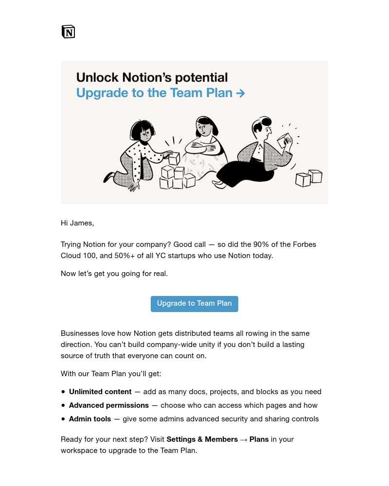 Notion - Build team unity that lasts