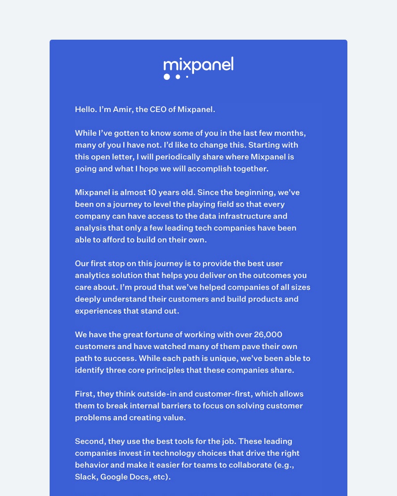 Mixpanel - Building a Culture of Open Knowledge