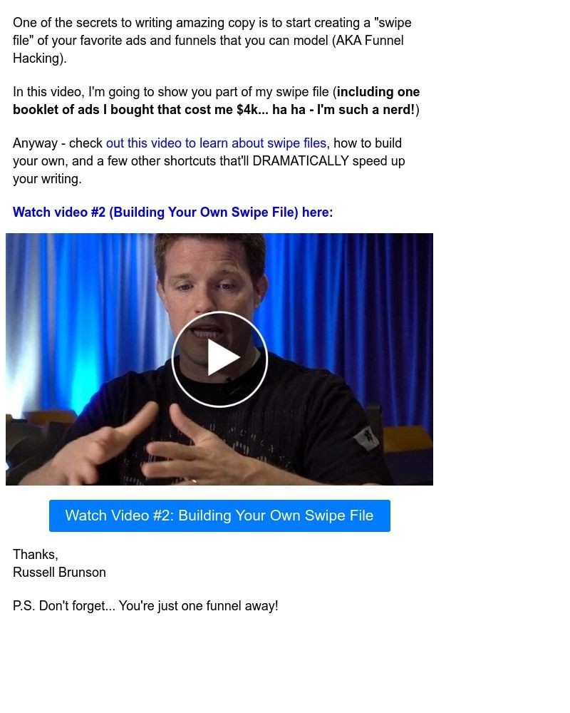 ClickFunnels - Building Your Own Swipe File (Copy Quickstart 2 of 4)
