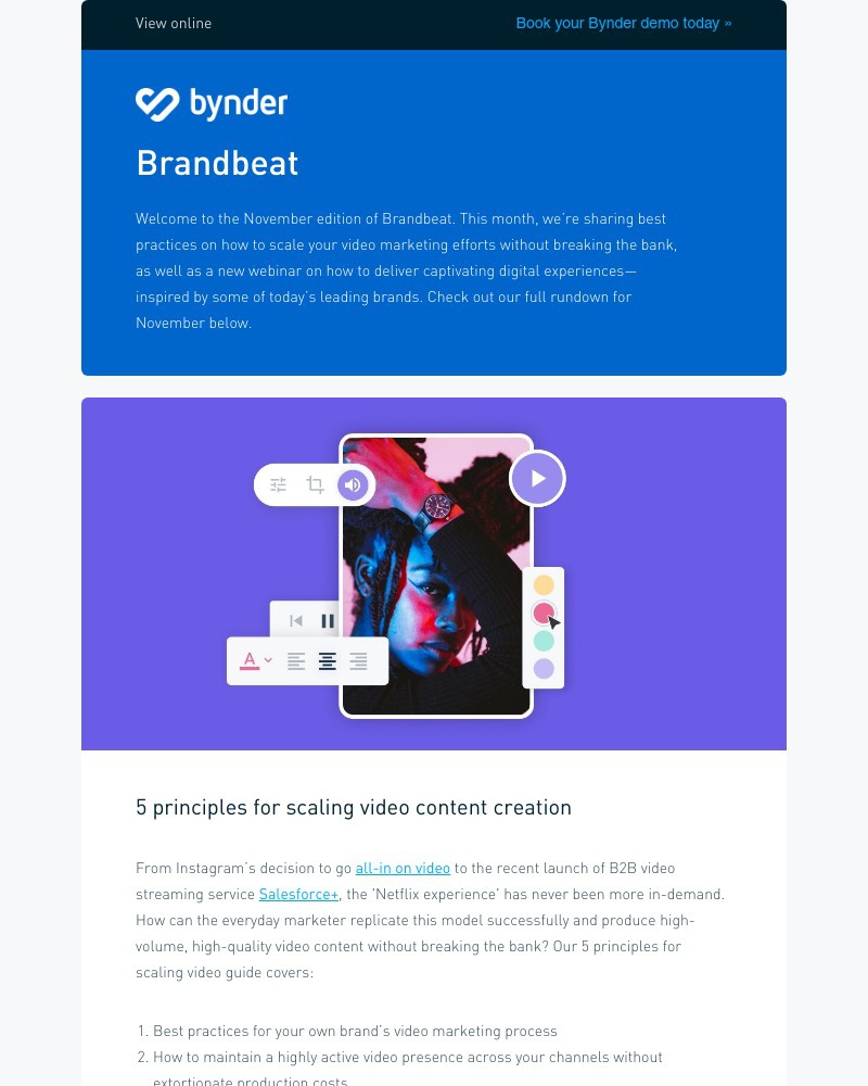 Bynder - Bynder Brandbeat: 5 steps to scaling video creation ⏩
