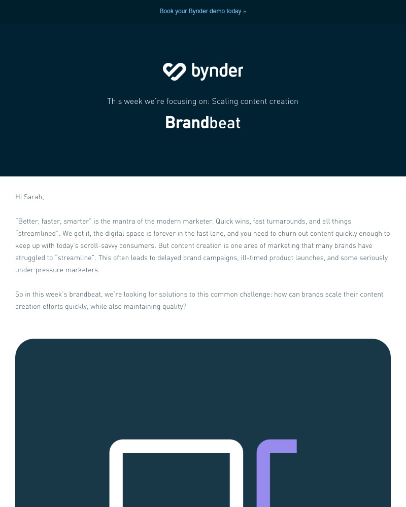 Bynder - Bynder brandbeat: Still waiting on that content request from creative?