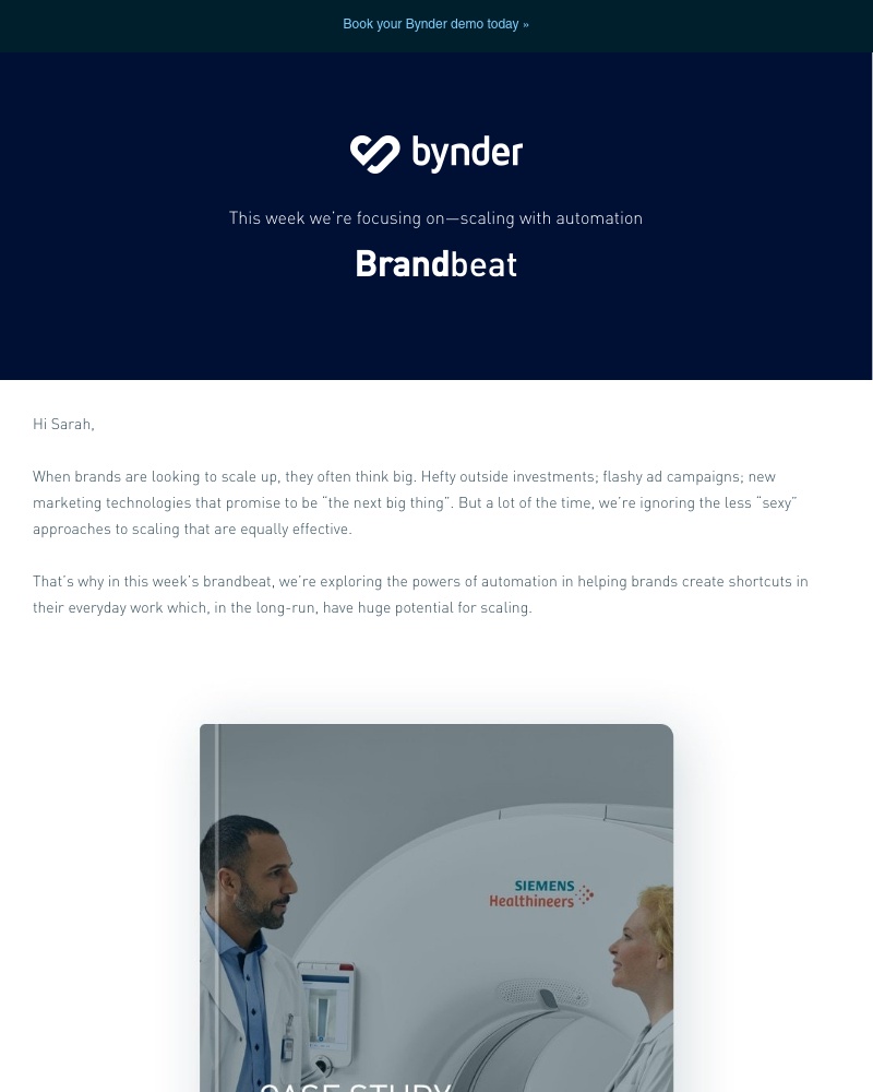 Bynder - Bynder brandbeat: The shortcuts to scaling your brand hidden in plain view 👀