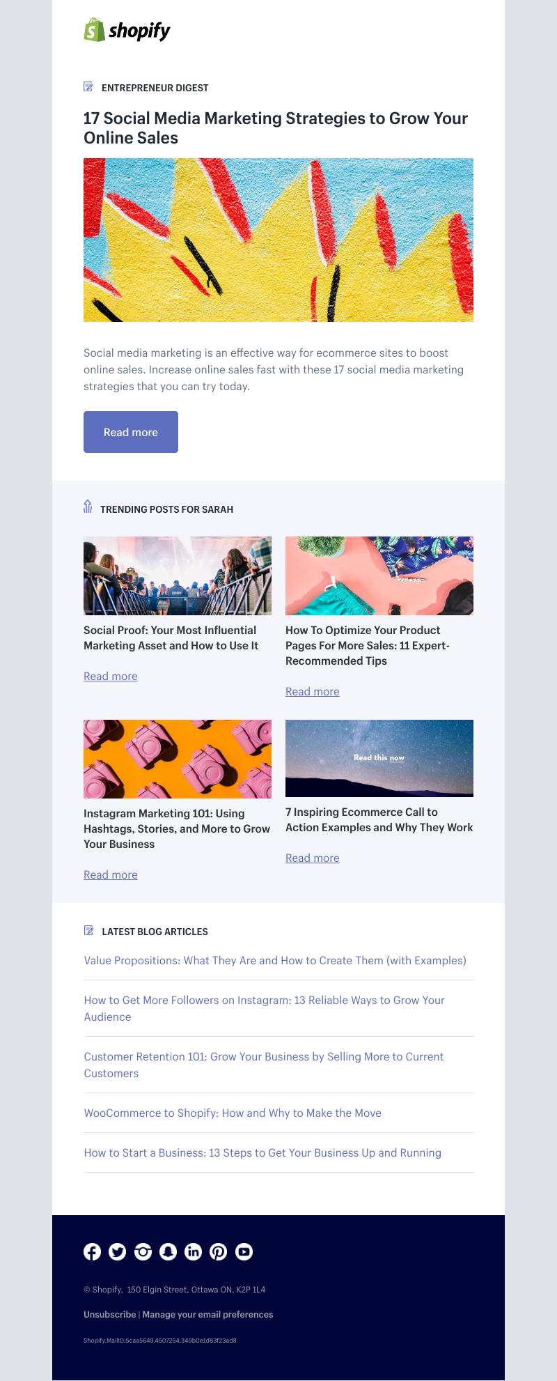 Shopify - 17 Social Media Marketing Strategies to Grow Your Online Sales