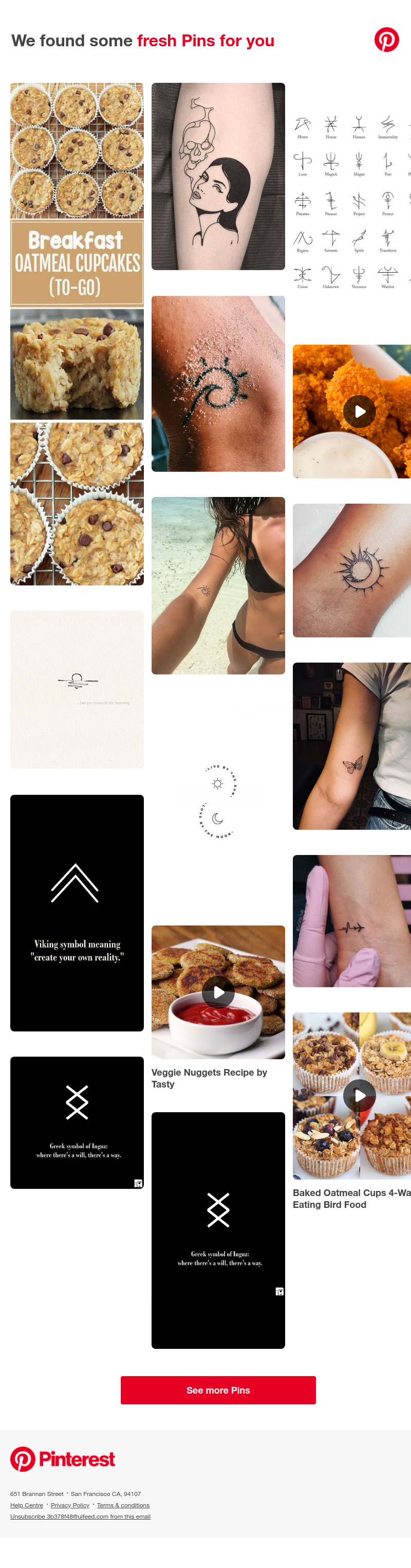Pinterest - UI Feed, interested in Tattoos and body art and Small tattoos? 18 ideas picked for you