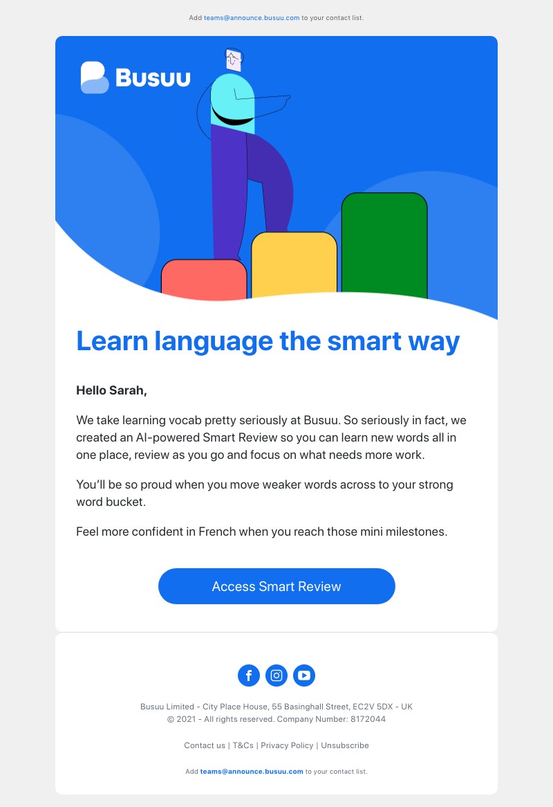 Busuu - Smart Review is your secret weapon 🚀