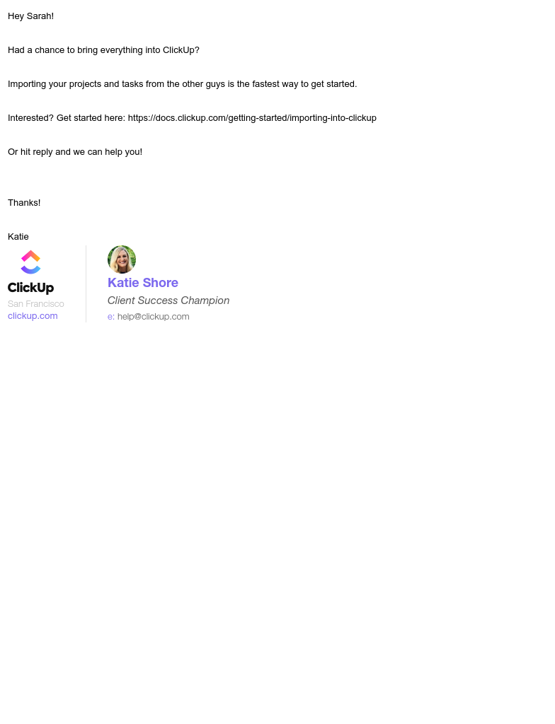 ClickUp - Moved yet?