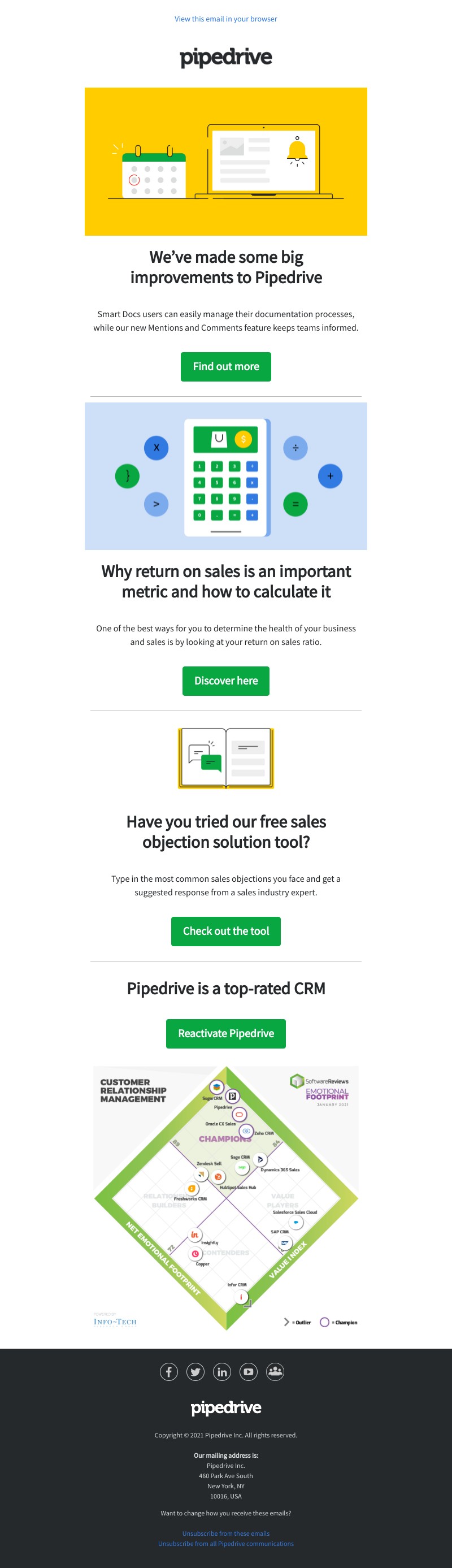 Pipedrive - We’ve made some big improvements to Pipedrive this month