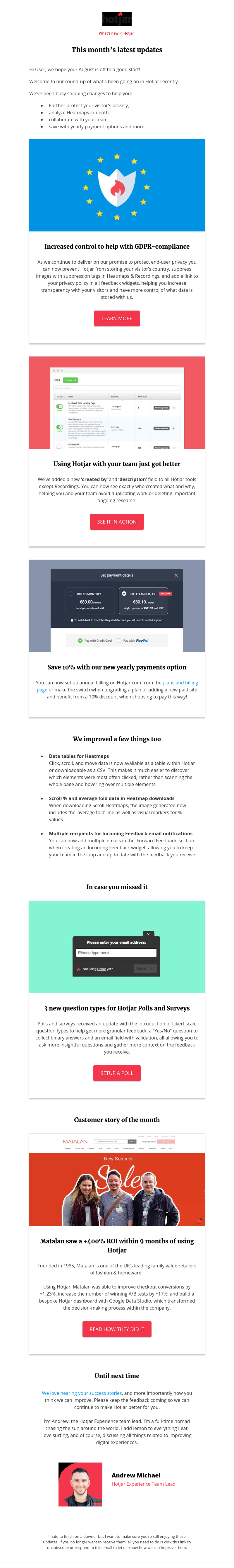 Hotjar - 🔥8 new updates from Hotjar: August 2018