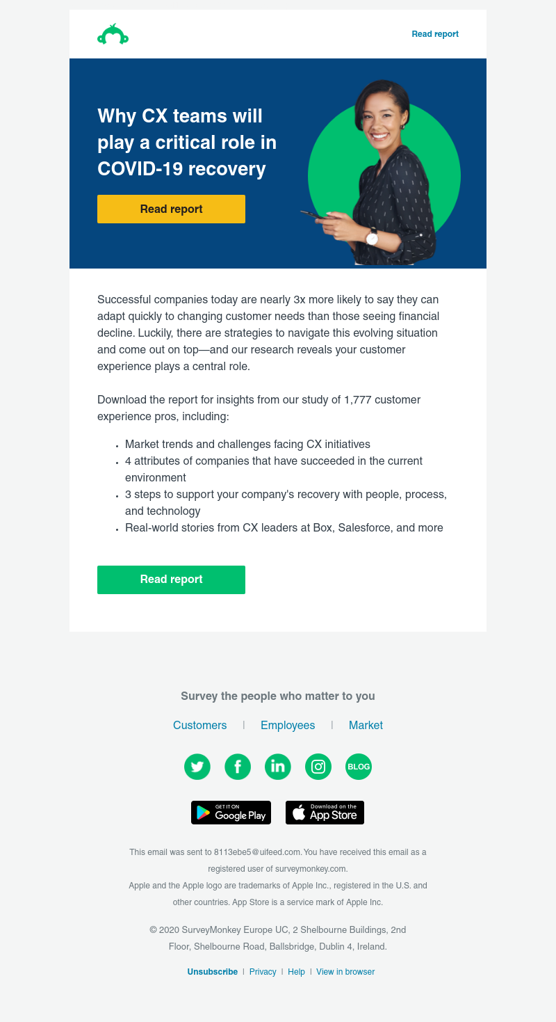 SurveyMonkey - Research report: What will CX look like in 2021?