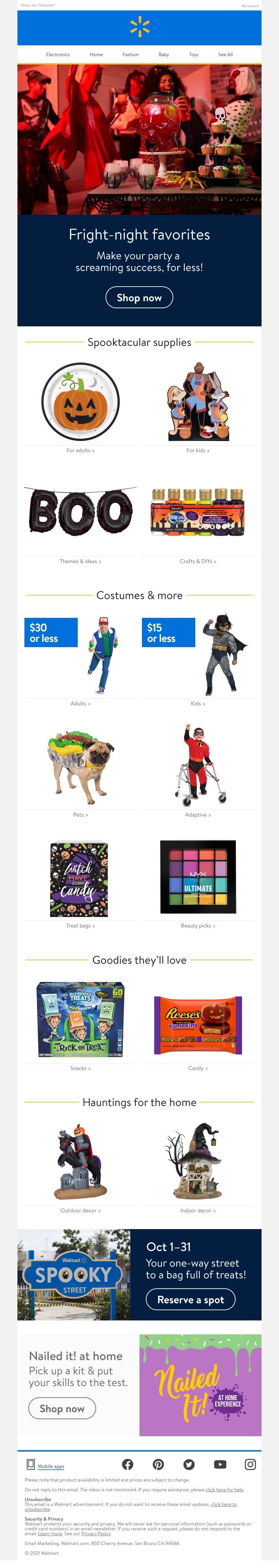 Walmart - Spooktacular party picks, this way ➡️