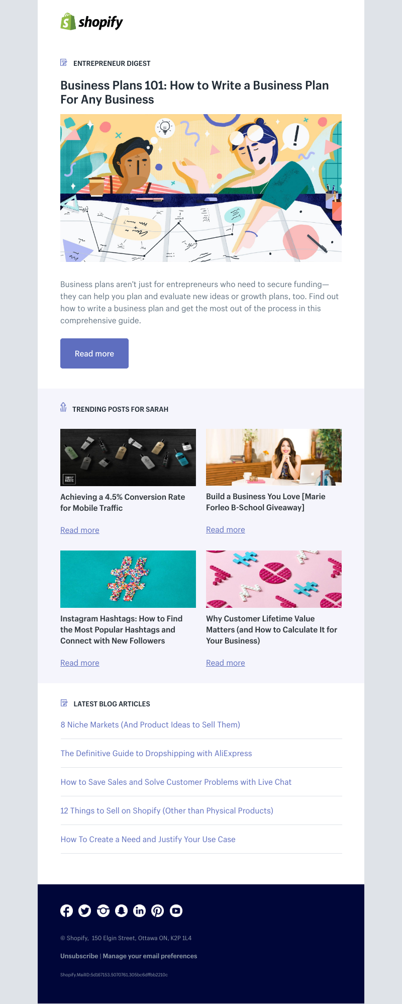 Shopify - Business Plans 101: How to Write a Business Plan For Any Business