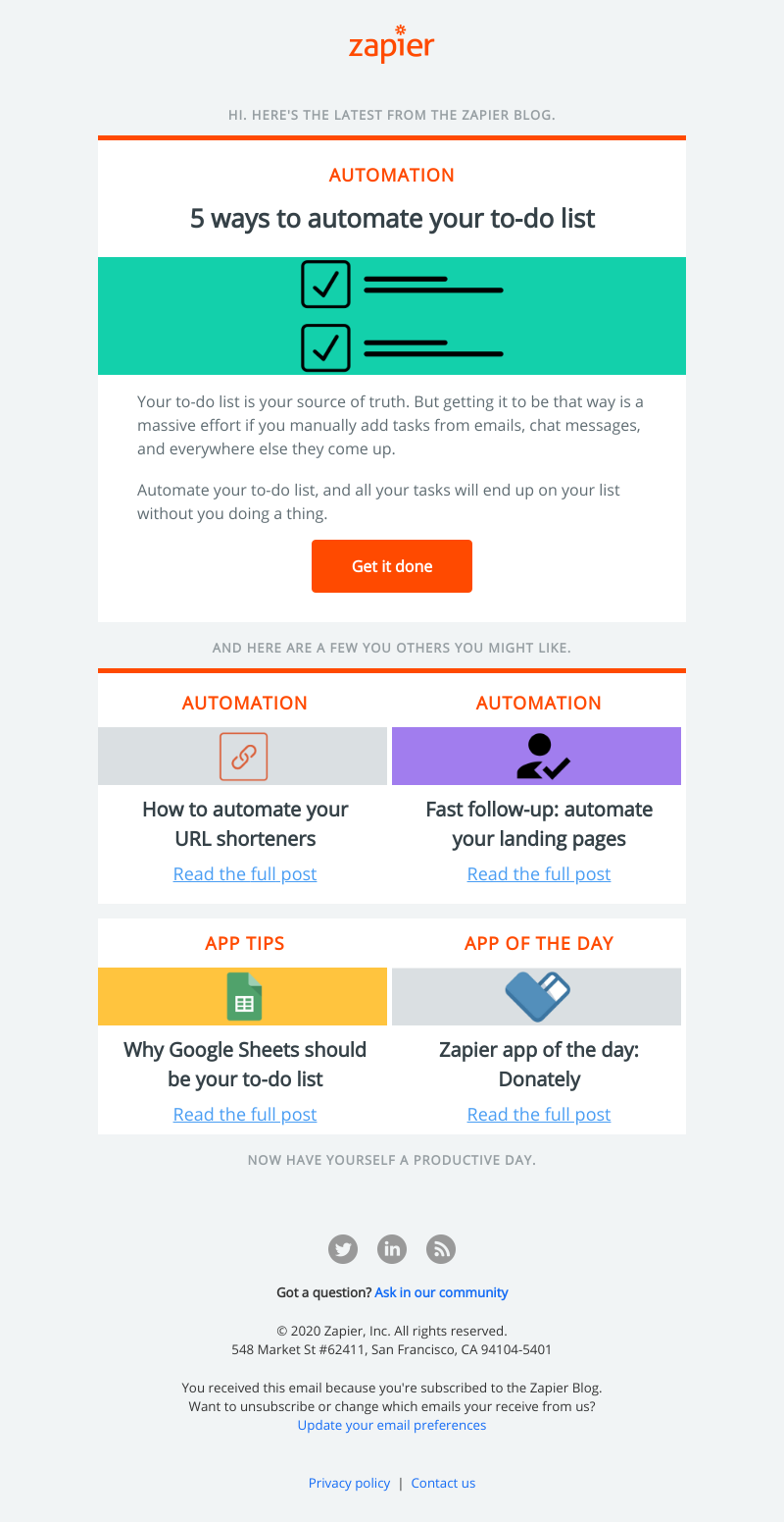 Zapier - 5 ways to automate your to-do list