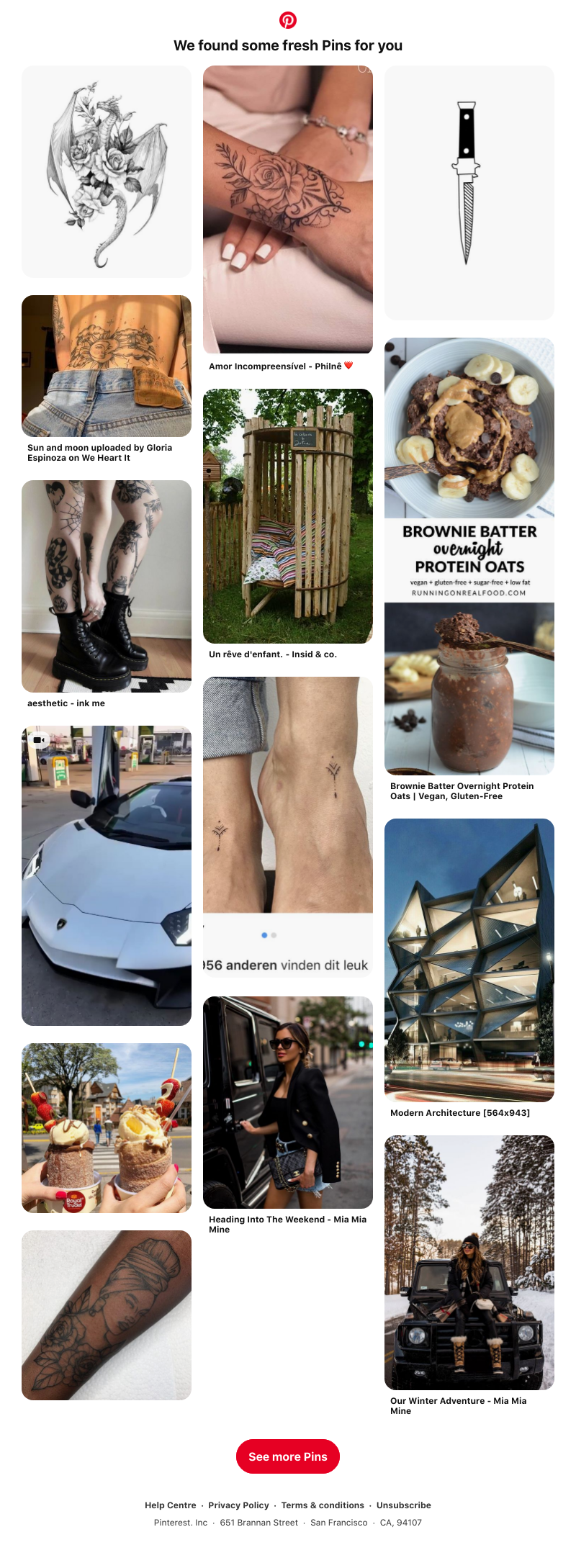 Pinterest - We think you'll like these 14 Pins