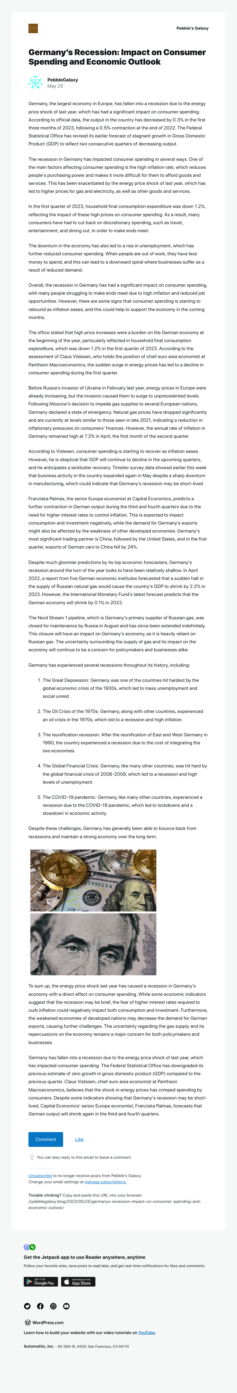 WordPress - [New post] Germany’s Recession: Impact on Consumer Spending and Economic Outlook