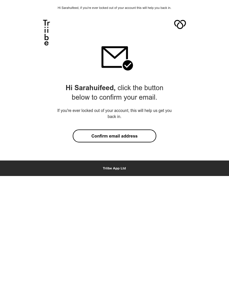  - Please confirm your email