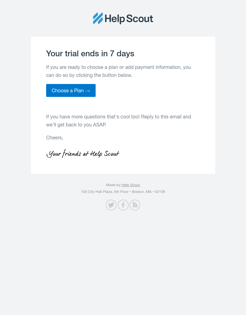  - Expiring Trial Reminder