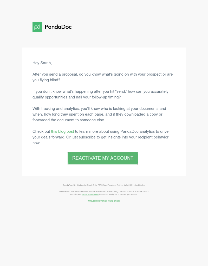 PandaDoc - No more flying blind with doc analytics ✈️