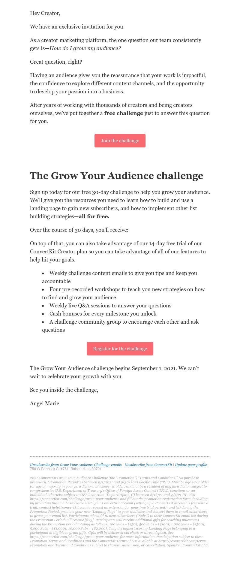 ConvertKit - It's time to turn your passion into a business