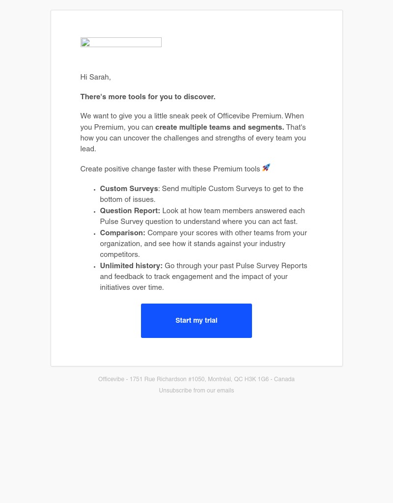 Officevibe - Get a complete view of your team's challenges
