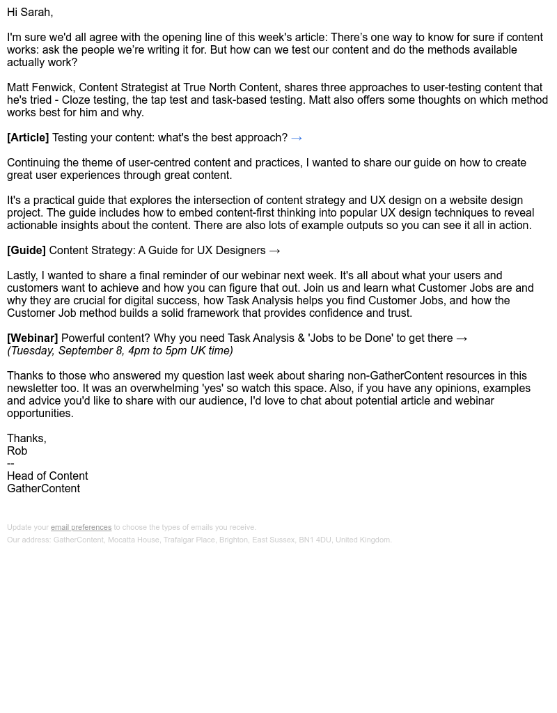 GatherContent - Three ways to test your content (and if they really work)