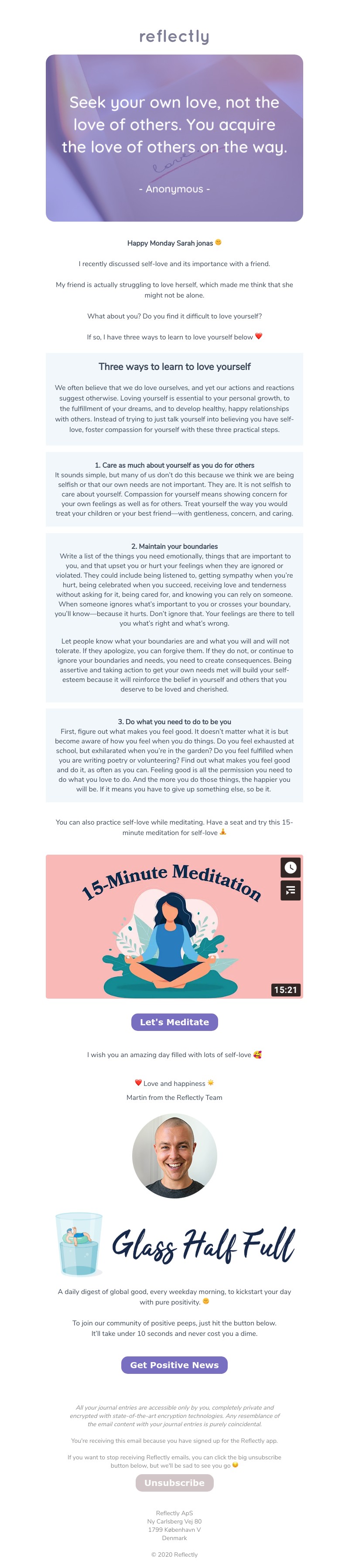 Reflectly - Do you love yourself? 🥰