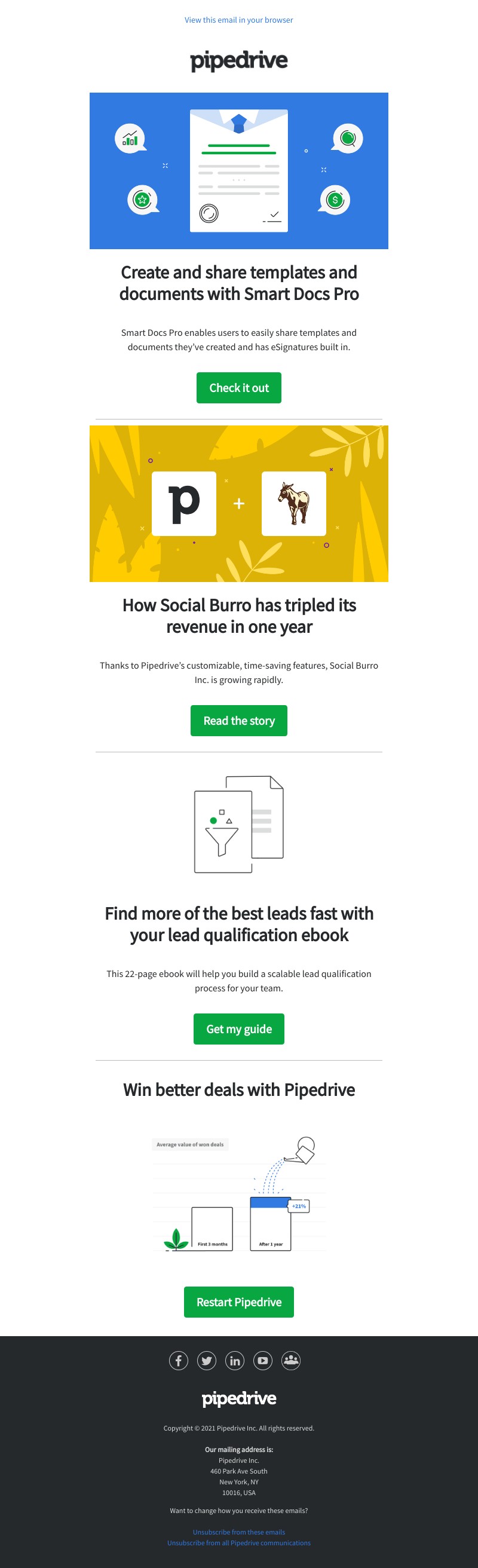 Pipedrive - Create and share templates and documents easily with Smart Docs Pro