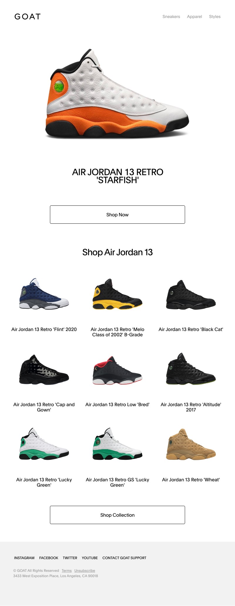 Goat - Just Dropped: Air Jordan 13 Retro 'Starfish'