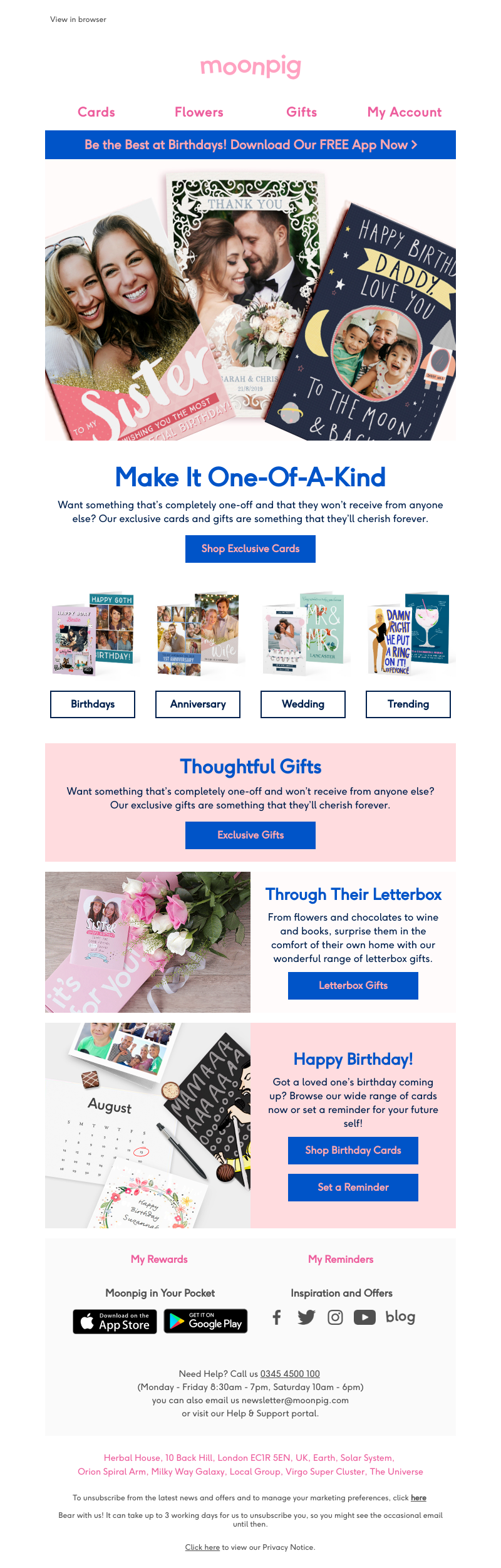 Moonpig - Get your hands on these exclusives!