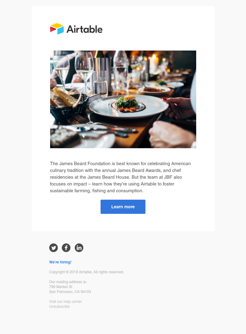 Airtable - How James Beard Foundation serves the chef community