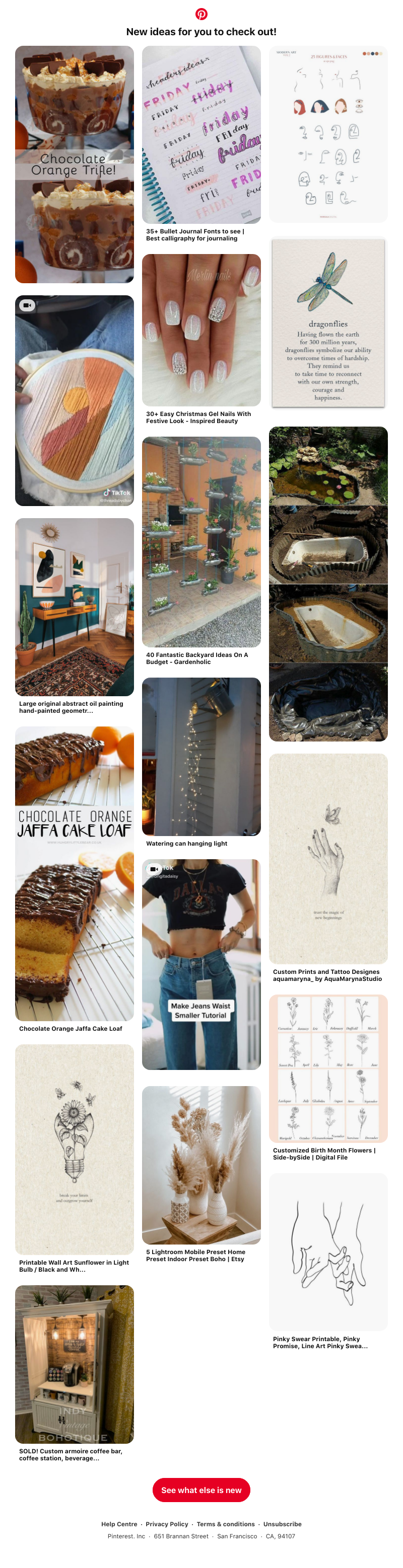 Pinterest - Your home feed, now featuring 18 new ideas
