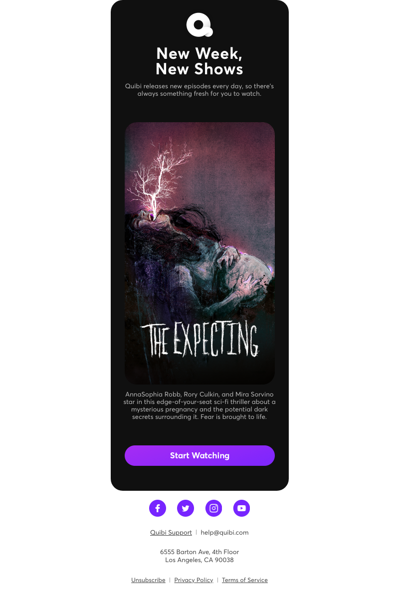 Quibi - New on Quibi This Week: The Expecting
