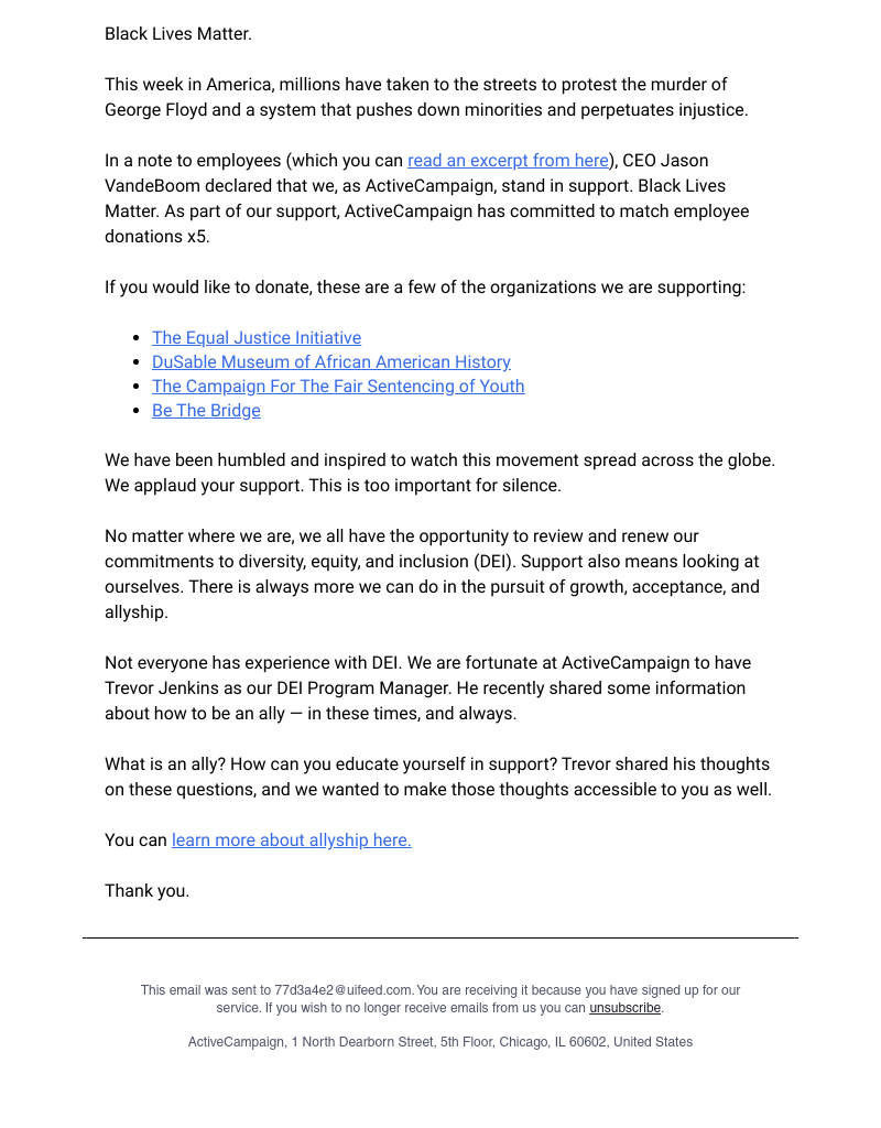  - Black Lives Matter