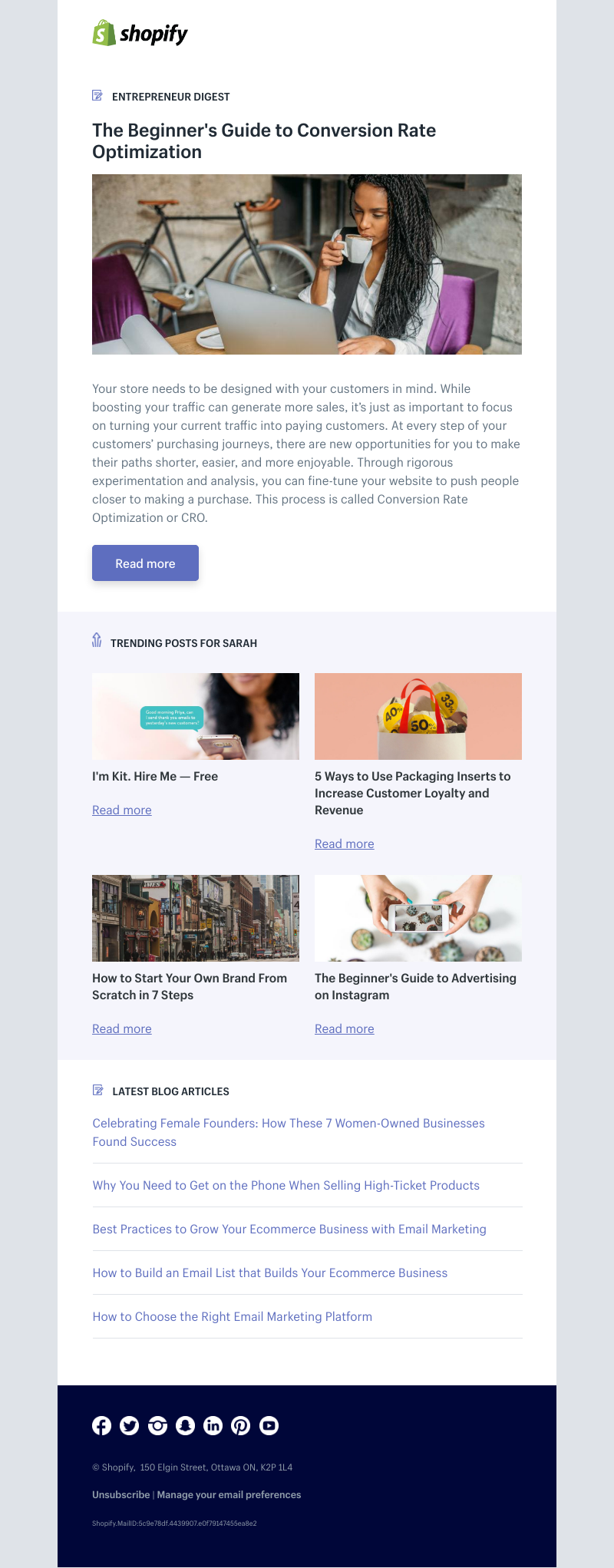 Shopify - The Beginner's Guide to Conversion Rate Optimization